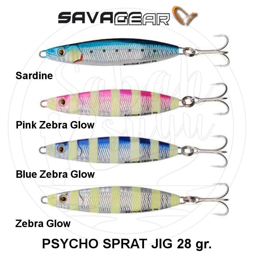Savagear Psycho Sprat Jig Zebra Serisi 28gr. Sardine