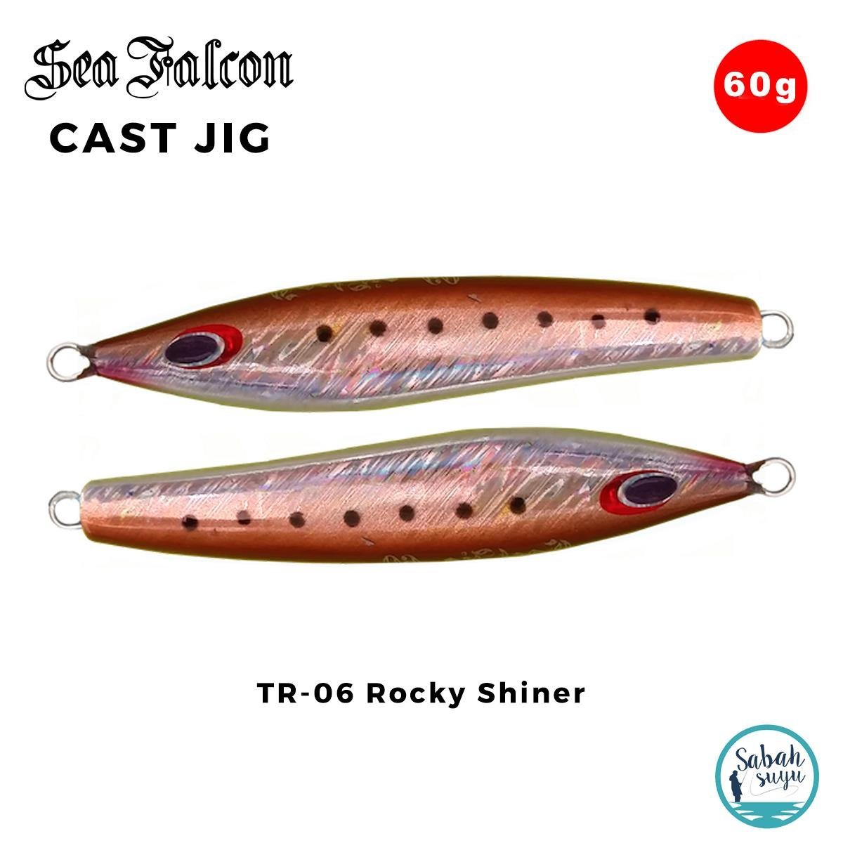 Sea Falcon Cast Jig 60gr TR-06 Rocky Shiner