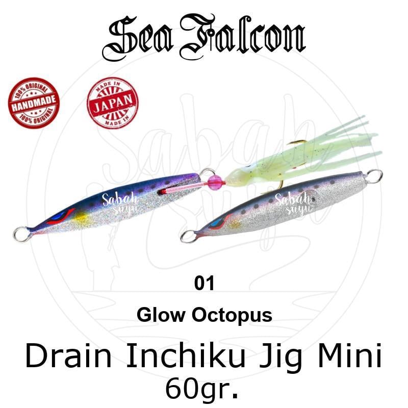 Sea Falcon Drain Inchiku Mini 60gr. 01 Glow Octopus