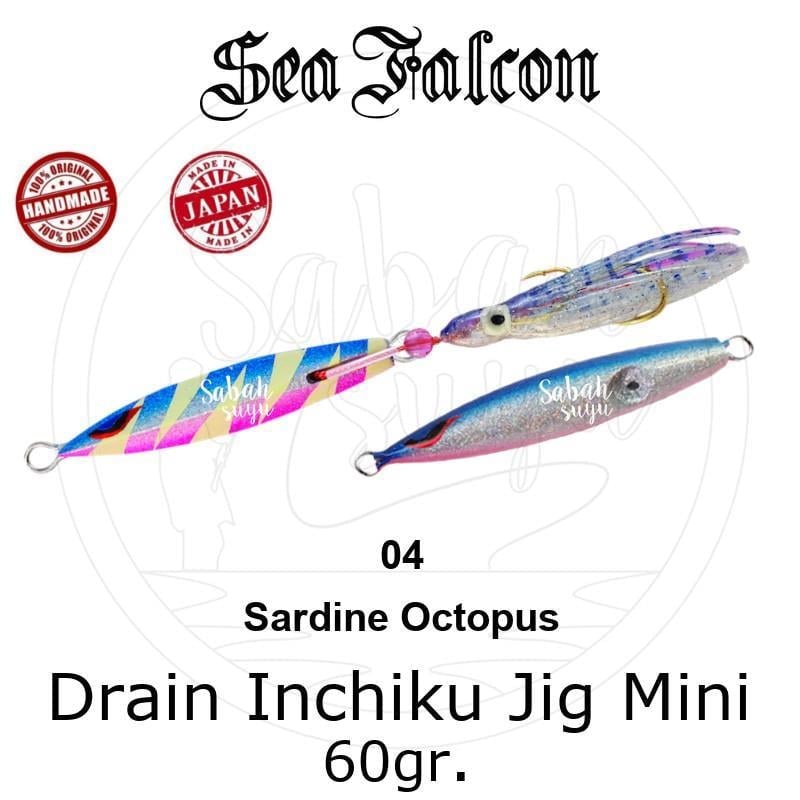 Sea Falcon Drain Inchiku Mini 60gr. 04 Sardine Octopus