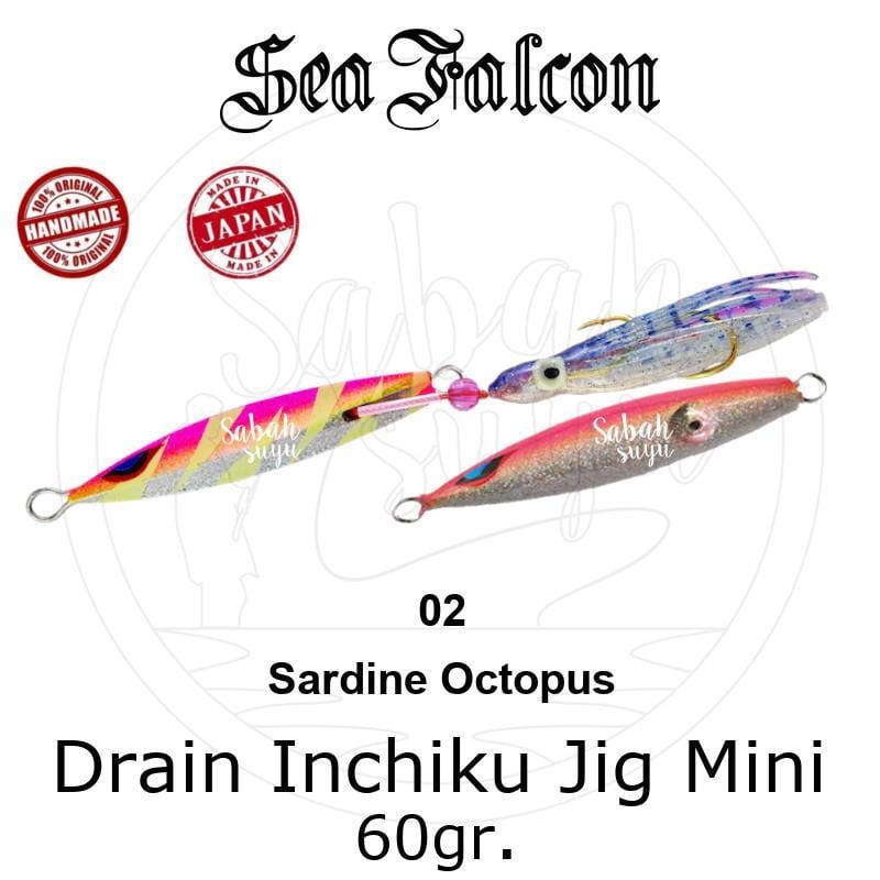 Sea Falcon Drain Inchiku Mini 60gr. 02 Sardine Octopus