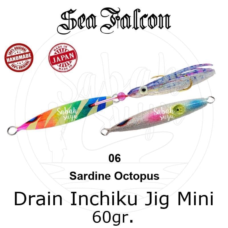 Sea Falcon Drain Inchiku Mini 60gr. 06 Sardine Octopus
