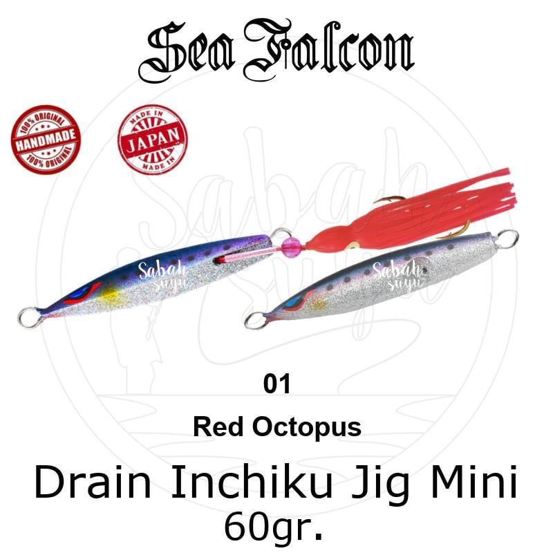Sea Falcon Drain Inchiku Mini 60gr. 01 Red Octopus
