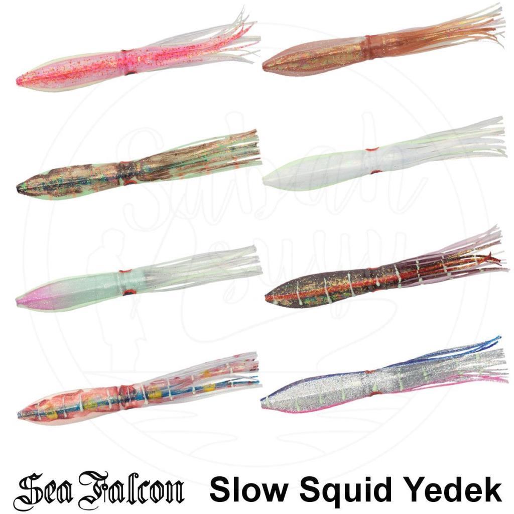 Sea Falcon Slow Squid Yedek Silikon Kalamar 12cm 08