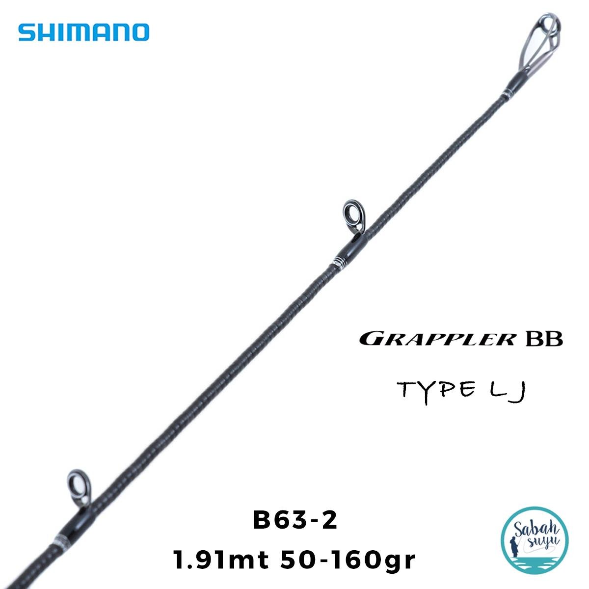 Shimano Grappler BB Type LJ B63-2 1.91mt 50-160gr (S2P) Tetikli Light Jigging Kamış