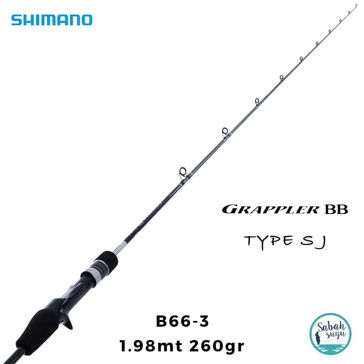 Shimano Grappler BB Type SJ B66-3 1.98mt Max 260gr (S2P) Tetikli Slow Jigging Kamış