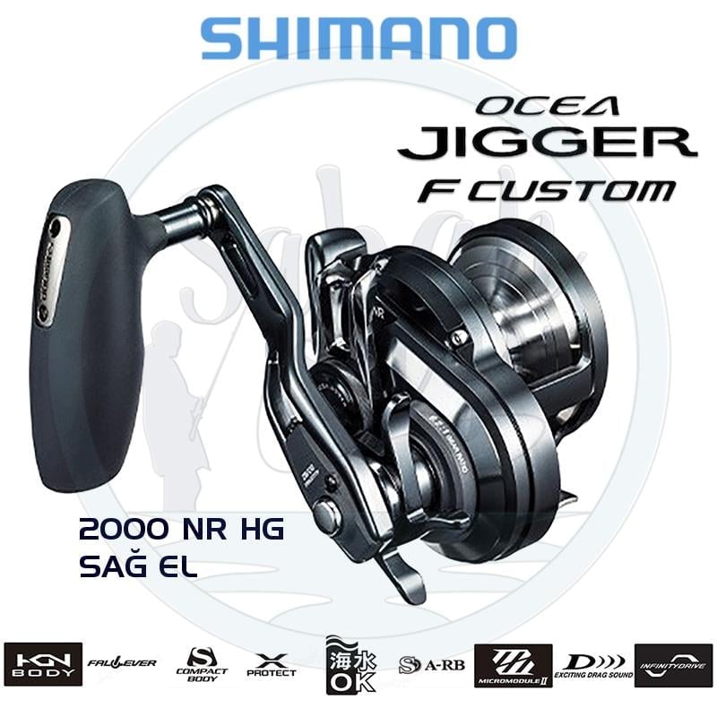Shimano Ocea Jigger F Custom 2000 NR HG Çıkrık Jig Olta Makinesi Sağ El