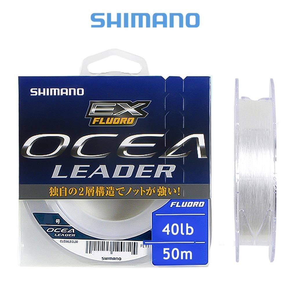 Shimano Ocea Leader Fluorocarbon Şok Lider Misina 0.58mm 18kg/40lb. 50mt.