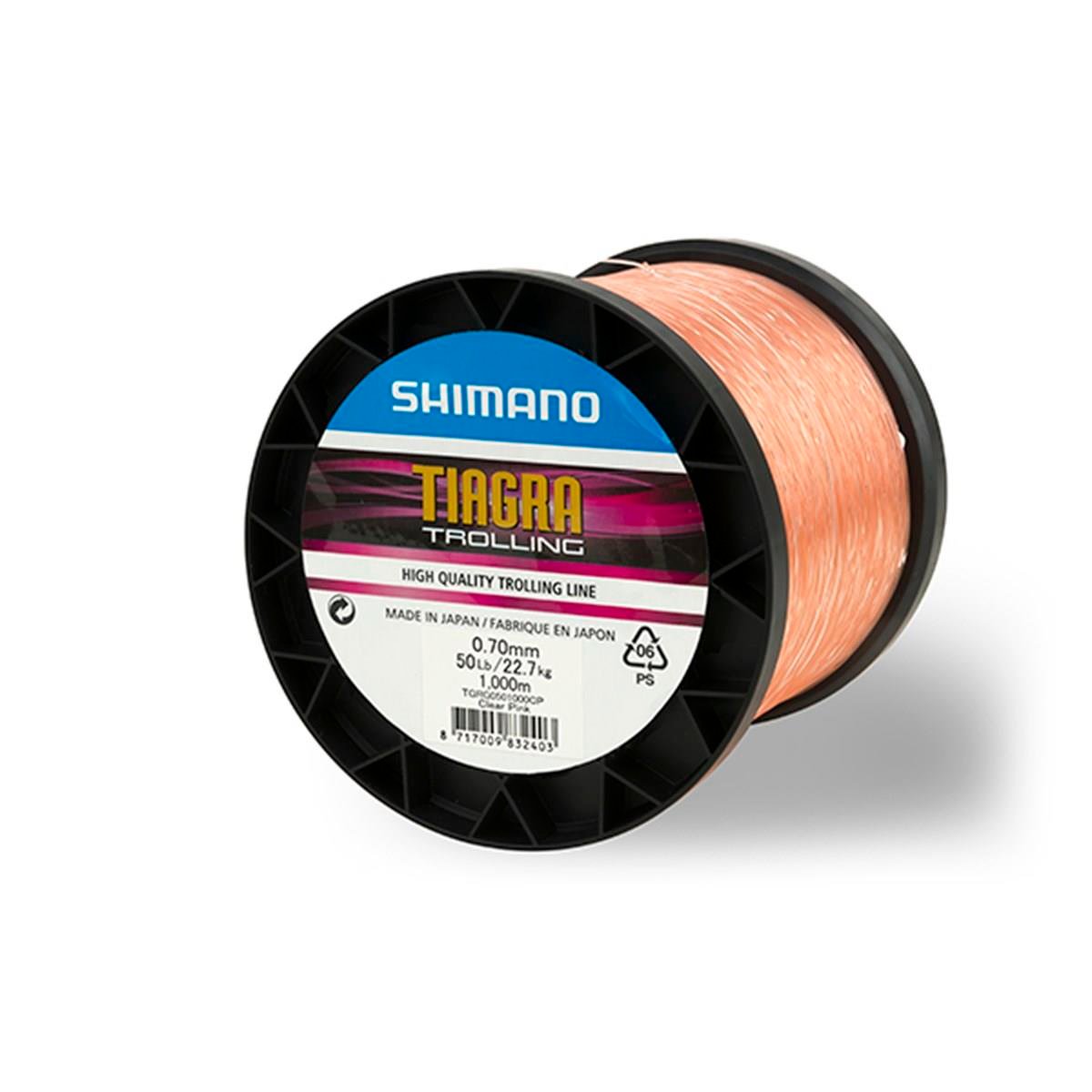 Shimano Tiagra Hyper Trolling Misina IGFA 80LB 1000mt Clear Pink