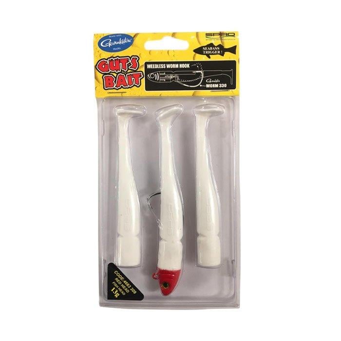 Spro Guts Bait 11 cm 13 gr #2/0 Red Head Silikon Yem (1+3)