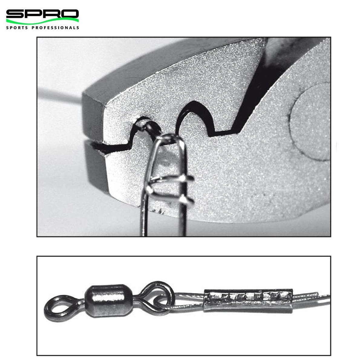Spro Tekli Tel Sıkıştırma Burç Siyah 2.0mm (20 Adet)