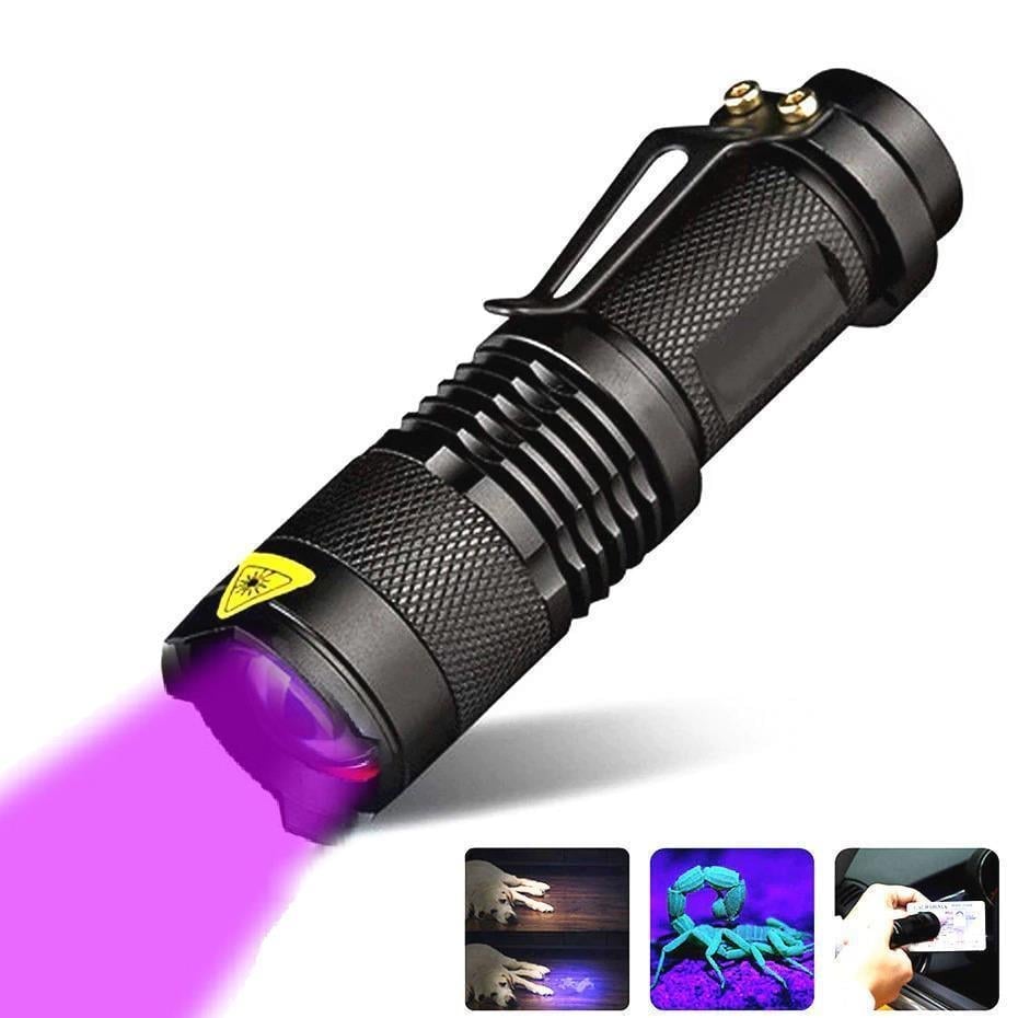 SWAT UV Led Cep Feneri (Mor Işık)