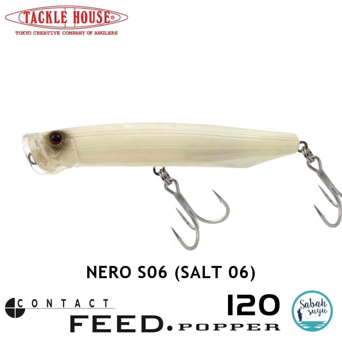 Tackle House Feed Popper 120 Nero S06 (Salt 06)