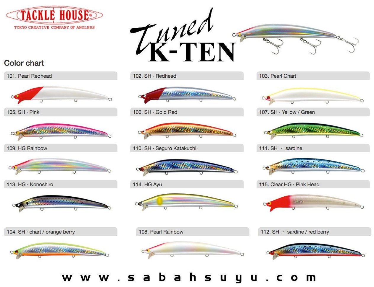 Tackle House K-TEN TKF130 Force 108