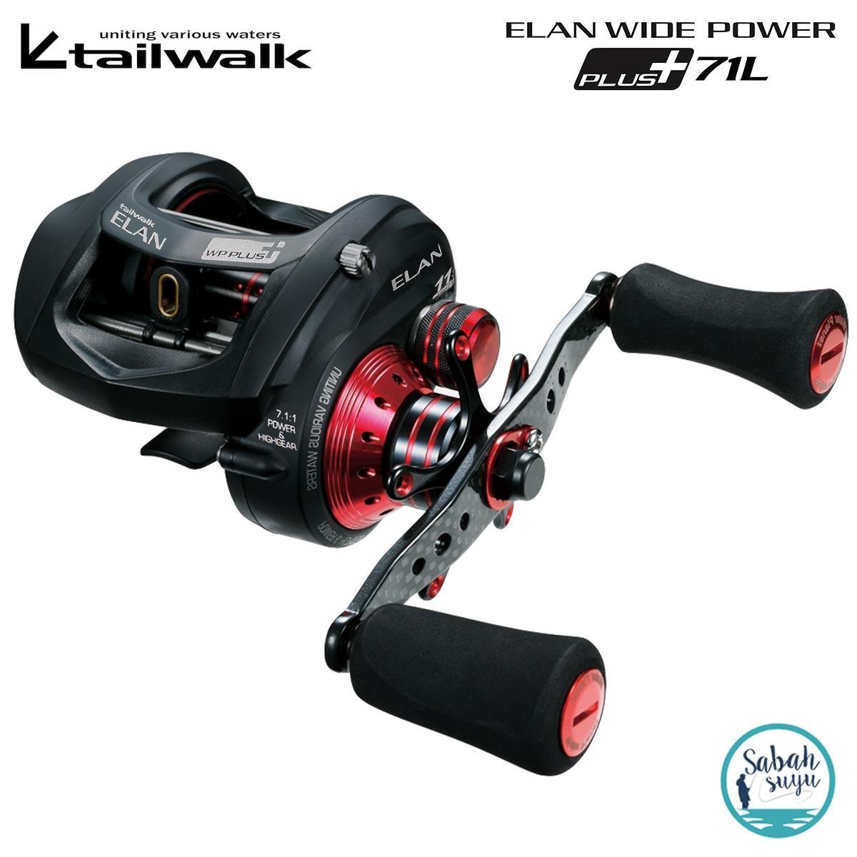 Tailwalk Elan Widepower Plus 71L Çıkrık/Baitcasting Jig Olta Makinesi (Sol El)