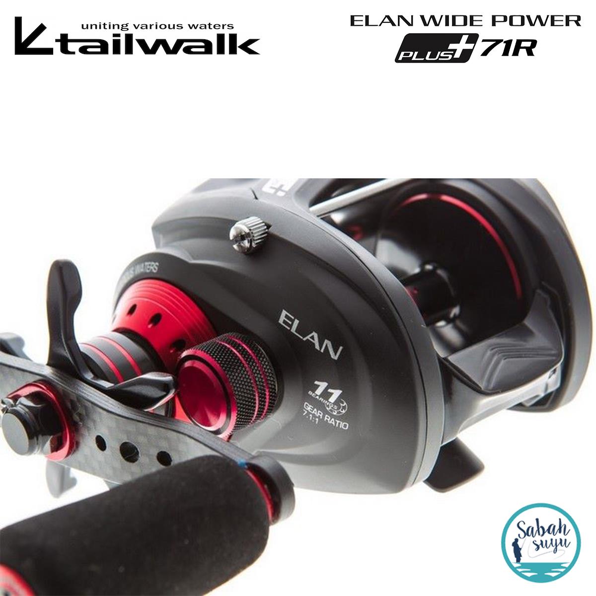 Tailwalk Elan Widepower Plus 71R Çıkrık/Baitcasting Jig Olta Makinesi (Sağ El)