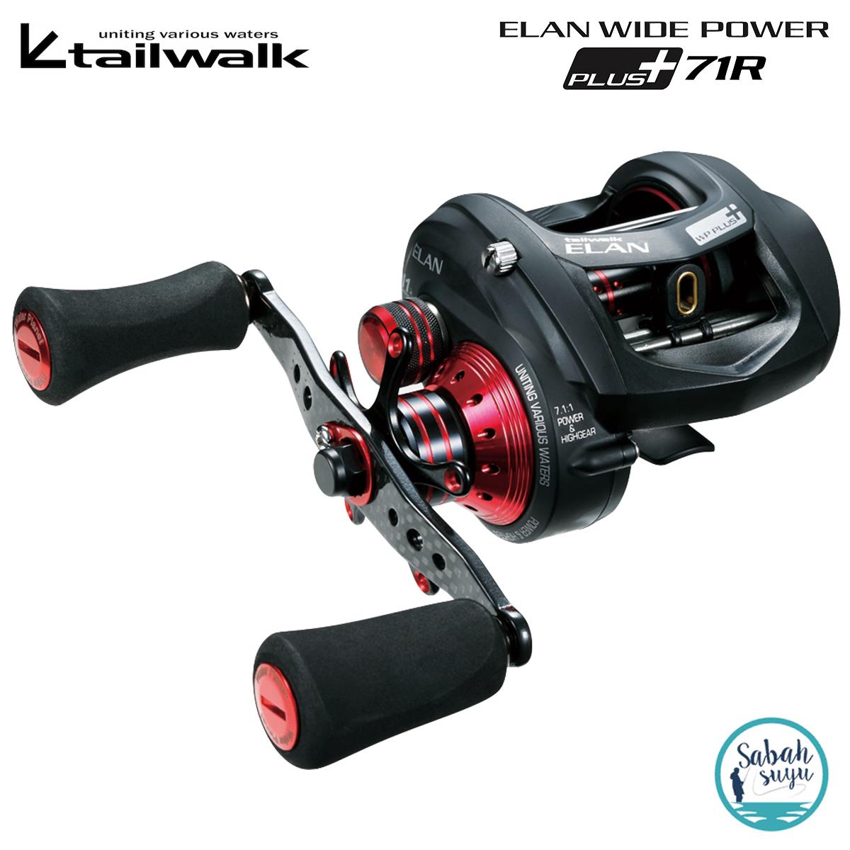 Tailwalk Elan Widepower Plus 71R Çıkrık/Baitcasting Jig Olta Makinesi (Sağ El)