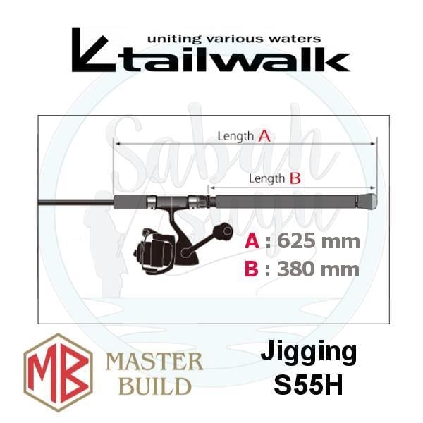 Tailwalk Master Built Jigging S55H 165cm Max.350gr