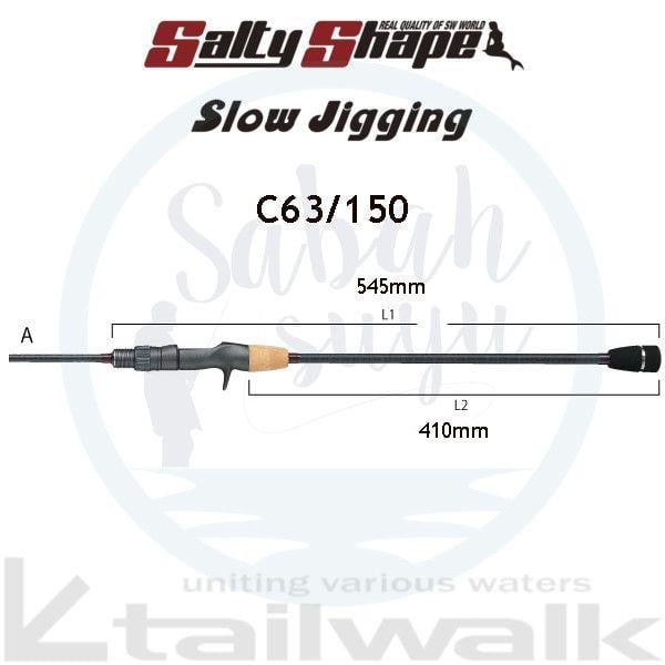Tailwalk Salty Shape Slow Jigging C63/150 190cm Max.150gr