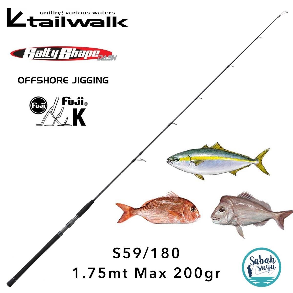 Tailwalk SSD Jigging S59/180 175cm Max.200gr