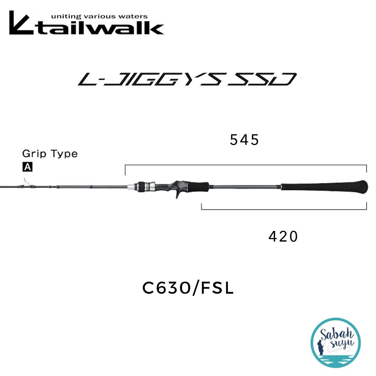 Tailwalk SSD L-Jiggys C630/FSL 1.90mt Max 100gr (S2P) Tetikli Light Jigging Kamış