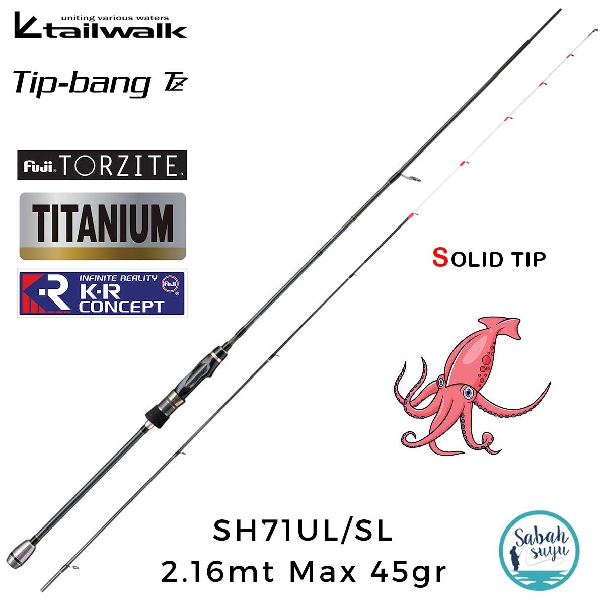 Tailwalk Tipbang TZ SH71UL/SL 2.16mt Max 45gr (2P) EGI Tiprun Kamış