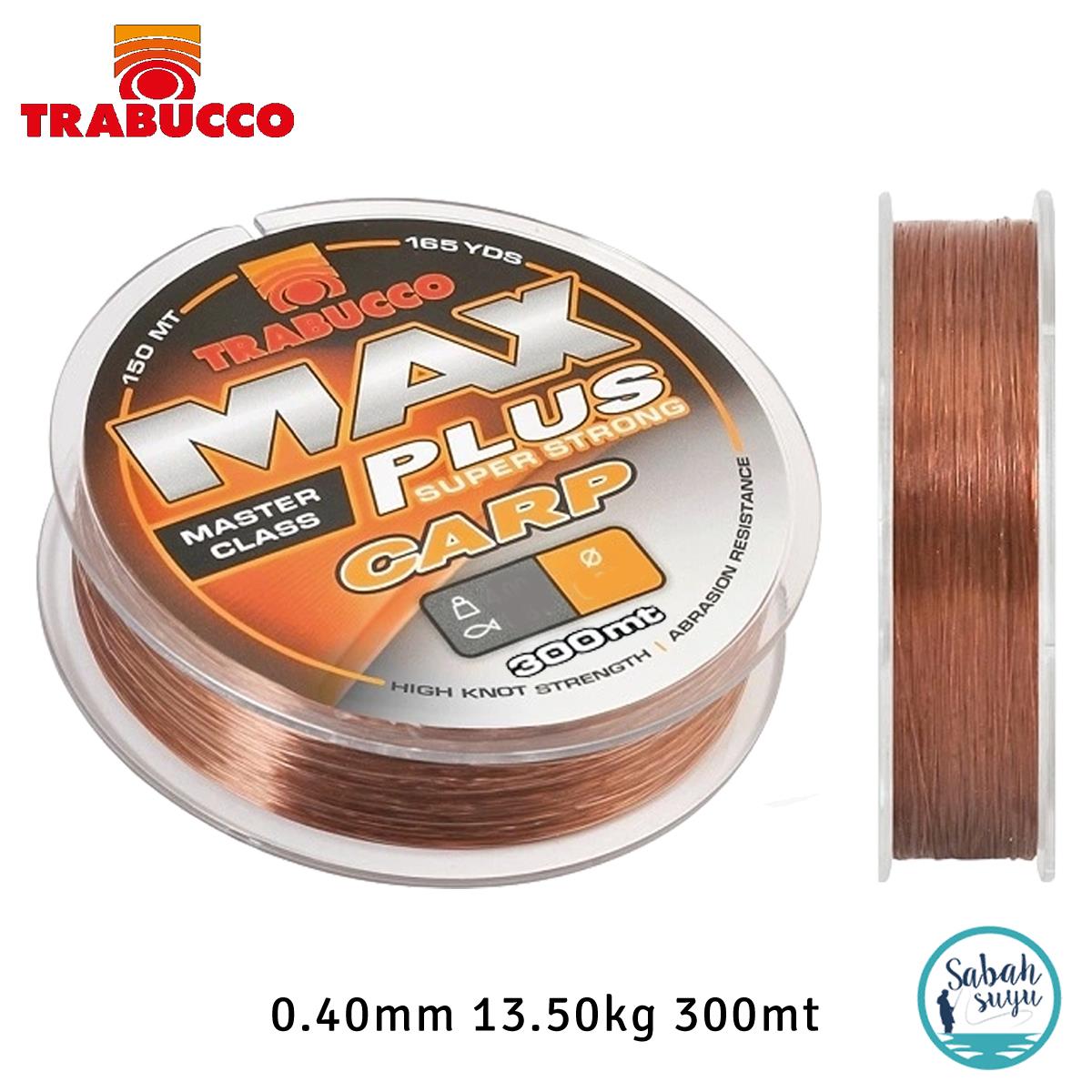 Trabucco Max Plus Carp Mono Sazan Misina 0.40mm 13.50kg 300mt