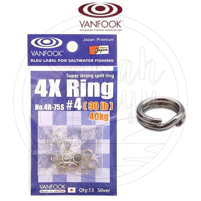 VanFook 4R75S Split Ring Halka #4 40KG (90LB)