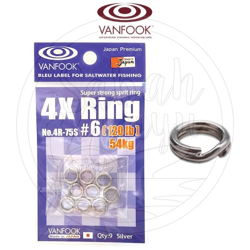 VanFook 4R75S Split Ring Halka #6 54KG (120LB)