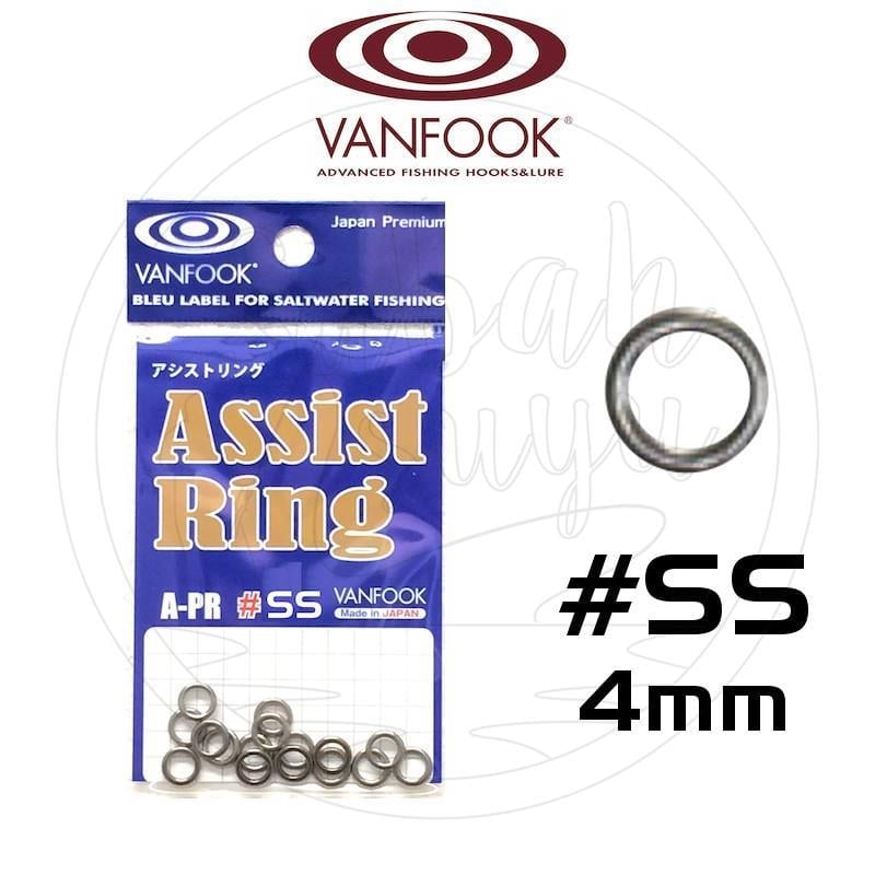 Vanfook A-PR Solid Assist Ring #SS 4mm