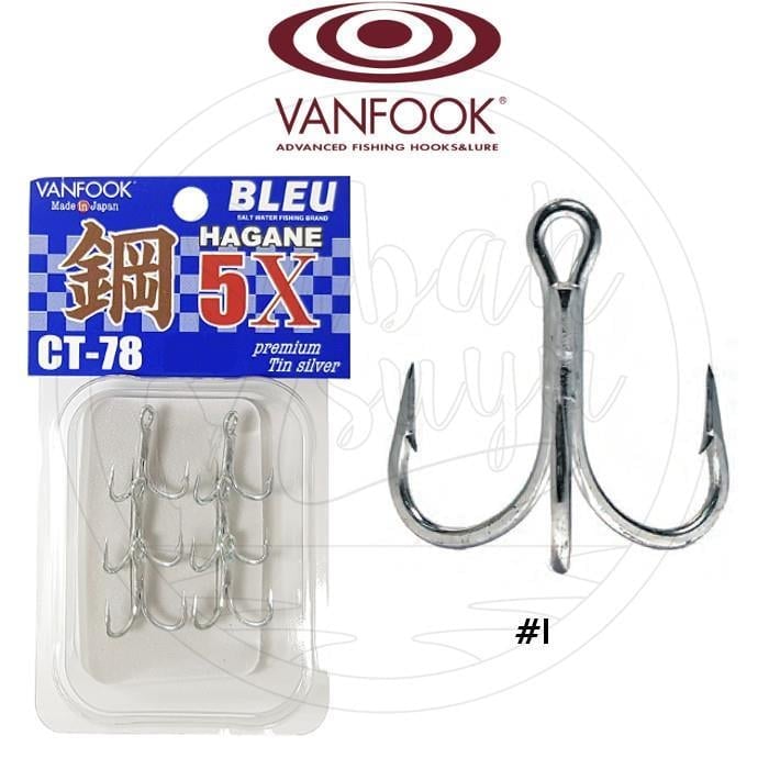 Vanfook CT-78 Üçlü İğne #1 (Heavy Duty 5X Strong)