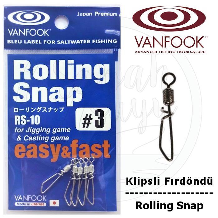 Vanfook Klipsli Fırdöndü RS-10 #3 21kg