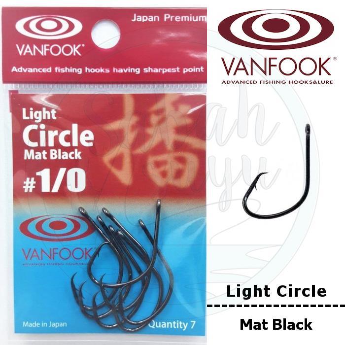 Vanfook Light Circle İğne Mat Black #1/0