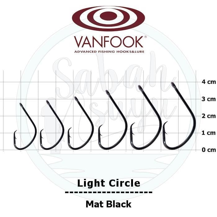 Vanfook Light Circle İğne Mat Black #1/0
