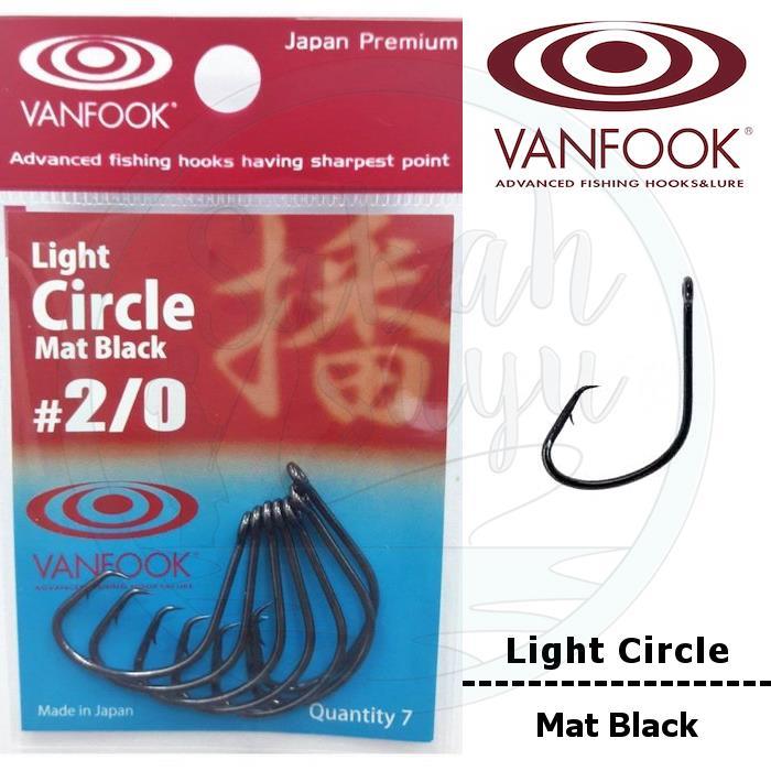 Vanfook Light Circle İğne Mat Black #2/0