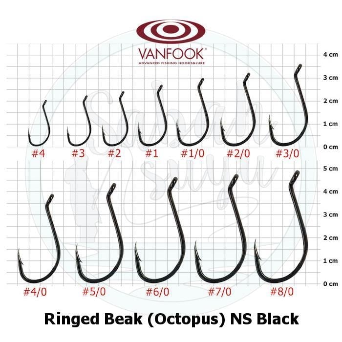 Vanfook Ringed Beak Delikli İğne NS Black #1/0