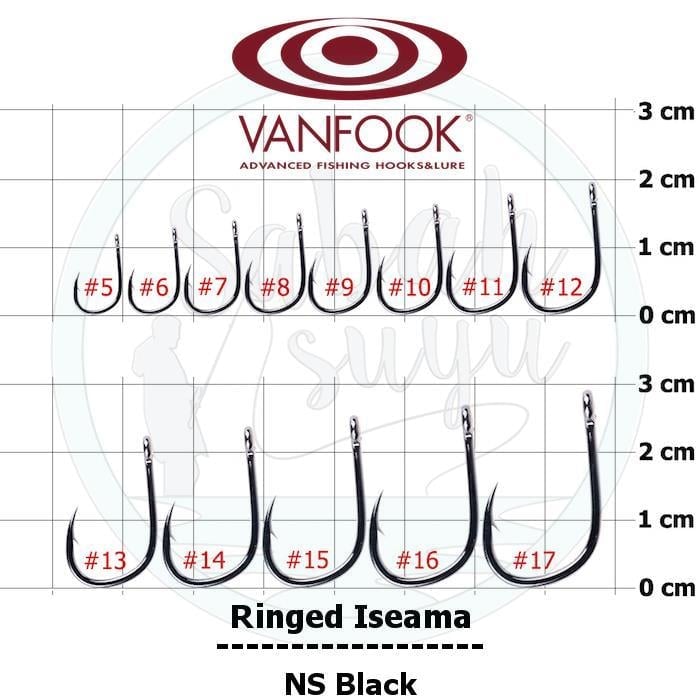 Vanfook Ringed Iseama Delikli İğne NS Black #7