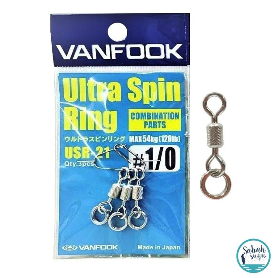 Vanfook Ultra Spin Ring Halkalı Fırdöndü USR-21 Silver #1/0 (3 Ad)