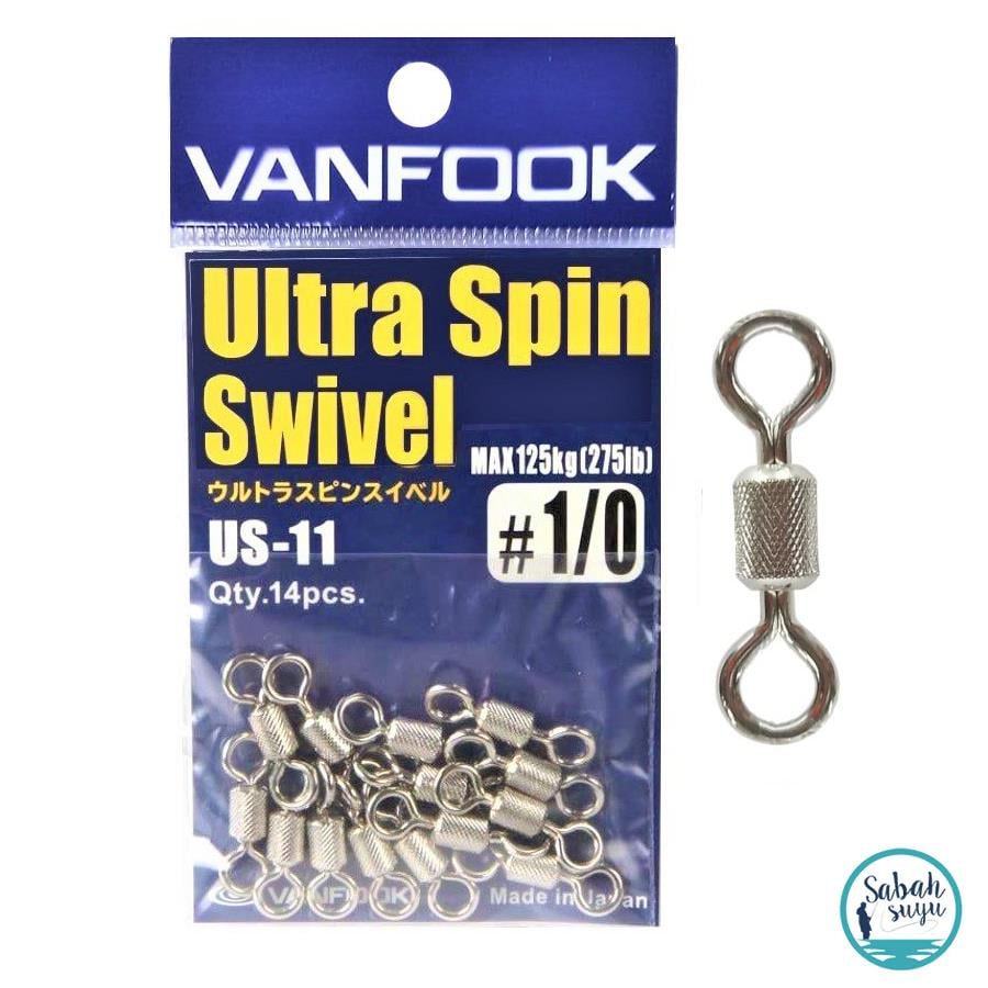 Vanfook Ultra Spin Swivel Fırdöndü US-11 Silver #1/0 (14 Ad)