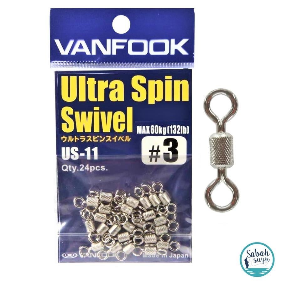 Vanfook Ultra Spin Swivel Fırdöndü US-11 Silver #3 (24 Ad)