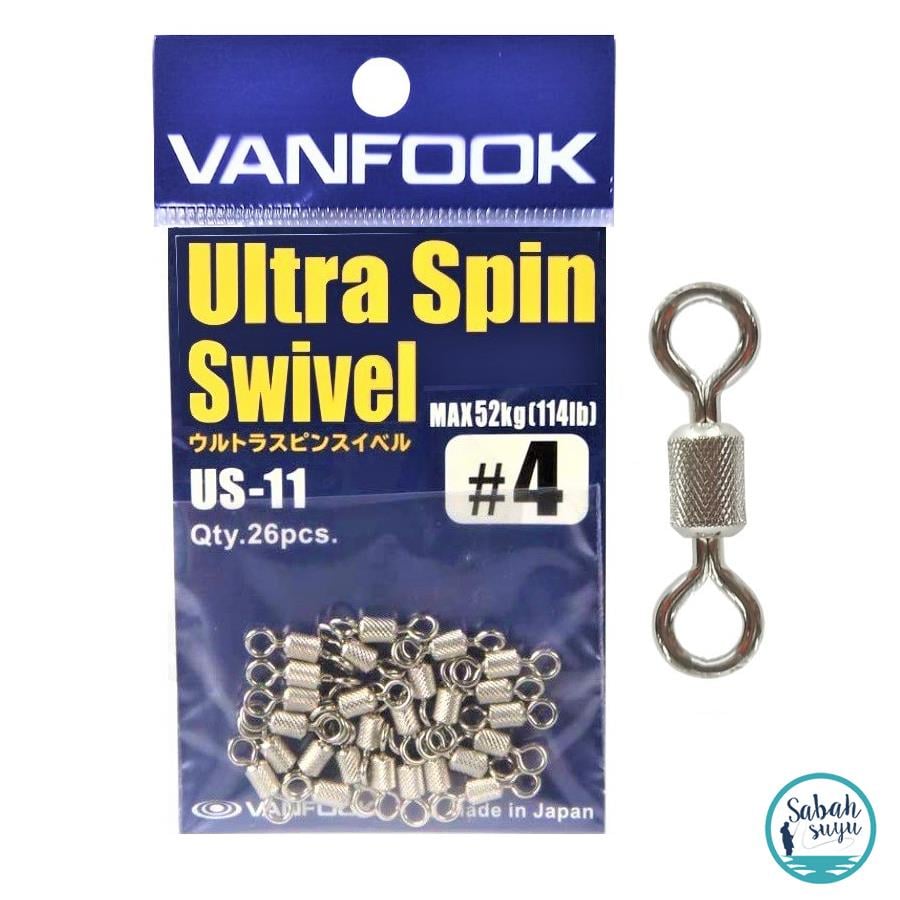 Vanfook Ultra Spin Swivel Fırdöndü US-11 Silver #4 (26 Ad)
