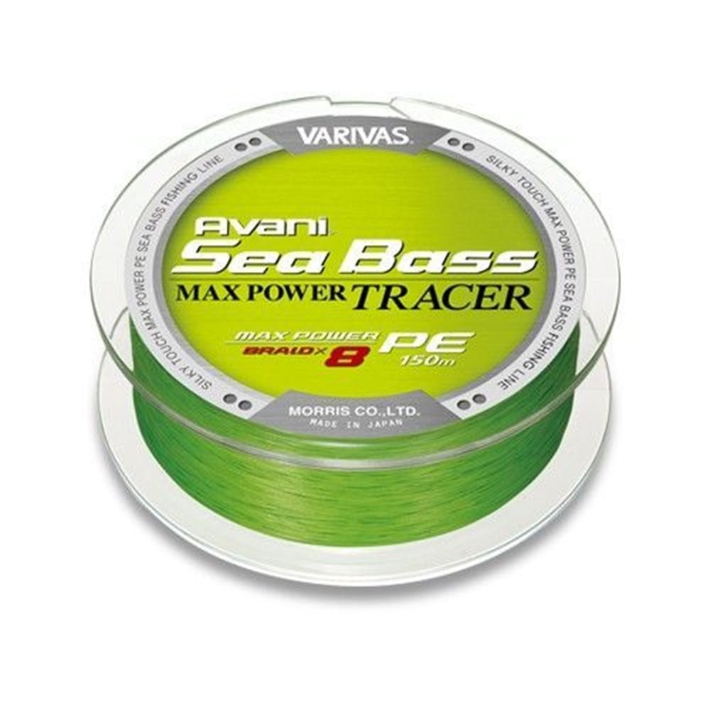 Varivas Avani Sebass Max Power Tracer PE1.5 0.20mm Yeşil 150MT