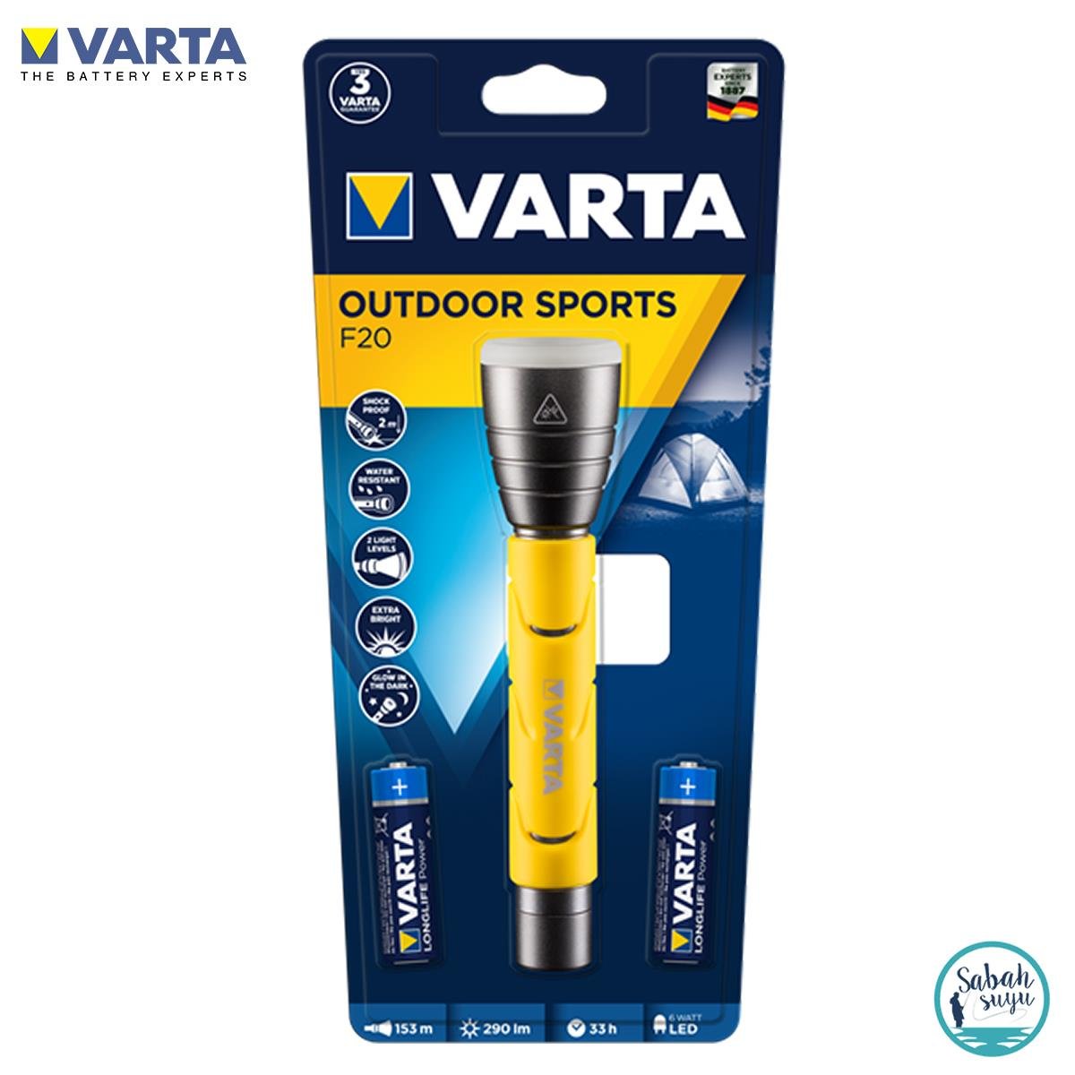 Varta 18628 Outdoor Sports F20 5W Led El Feneri 2XAA