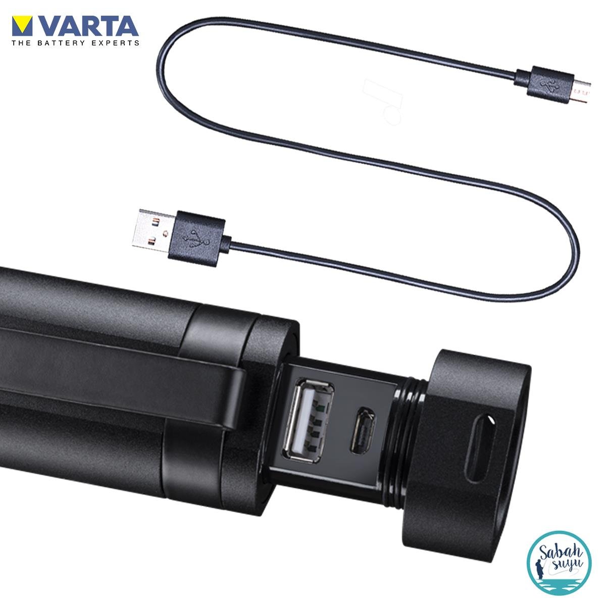 Varta 18901 Night Cutter F30R Şarjlı Led El Feneri