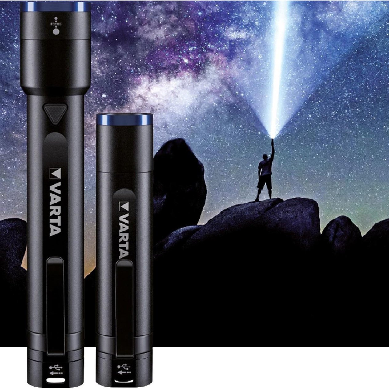 Varta 18901 Night Cutter F30R Şarjlı Led El Feneri