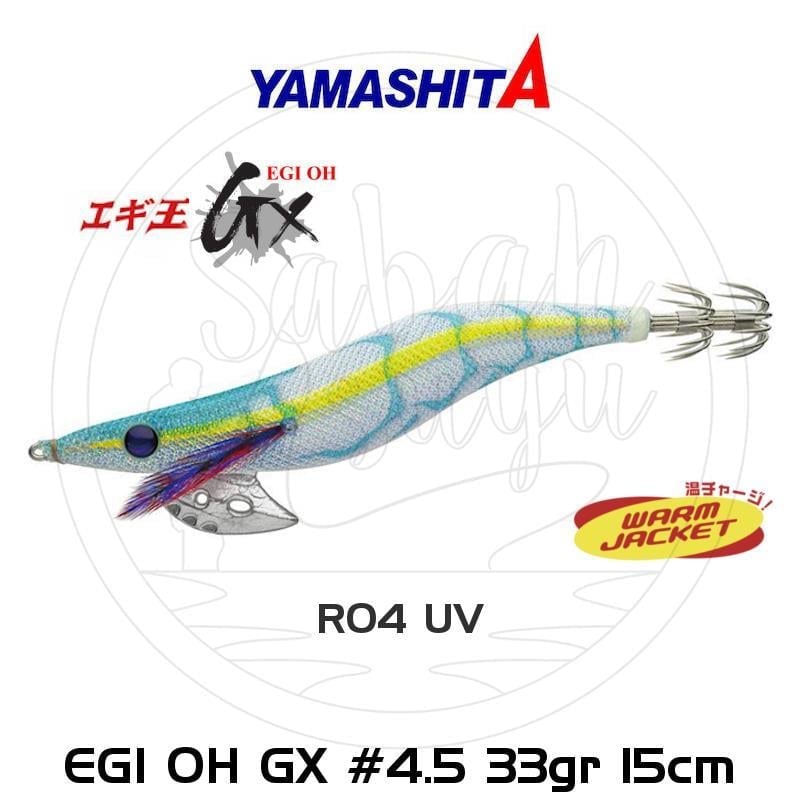 Yamashita EGI OH GX Kalamar Zokası #4.5 33gr 15cm R04 UV