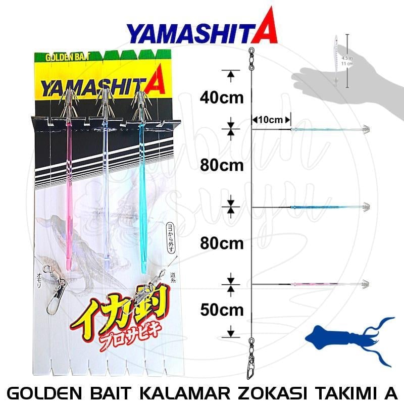 Yamashita Köstekli Kalamar Zokası Takımı 11cm Type A