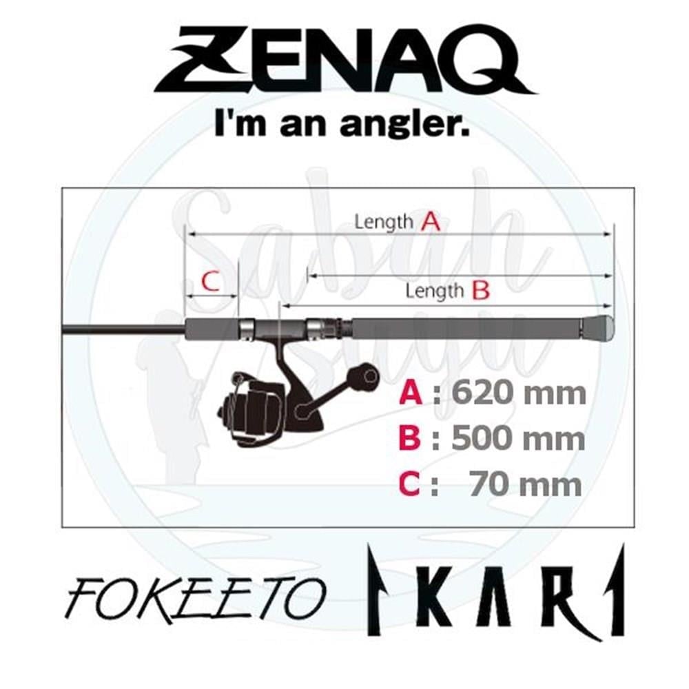 Zenaq Fokeeto FS64-5.5 (S) İkari 193cm 210-280gr Slow Jigging Kamış