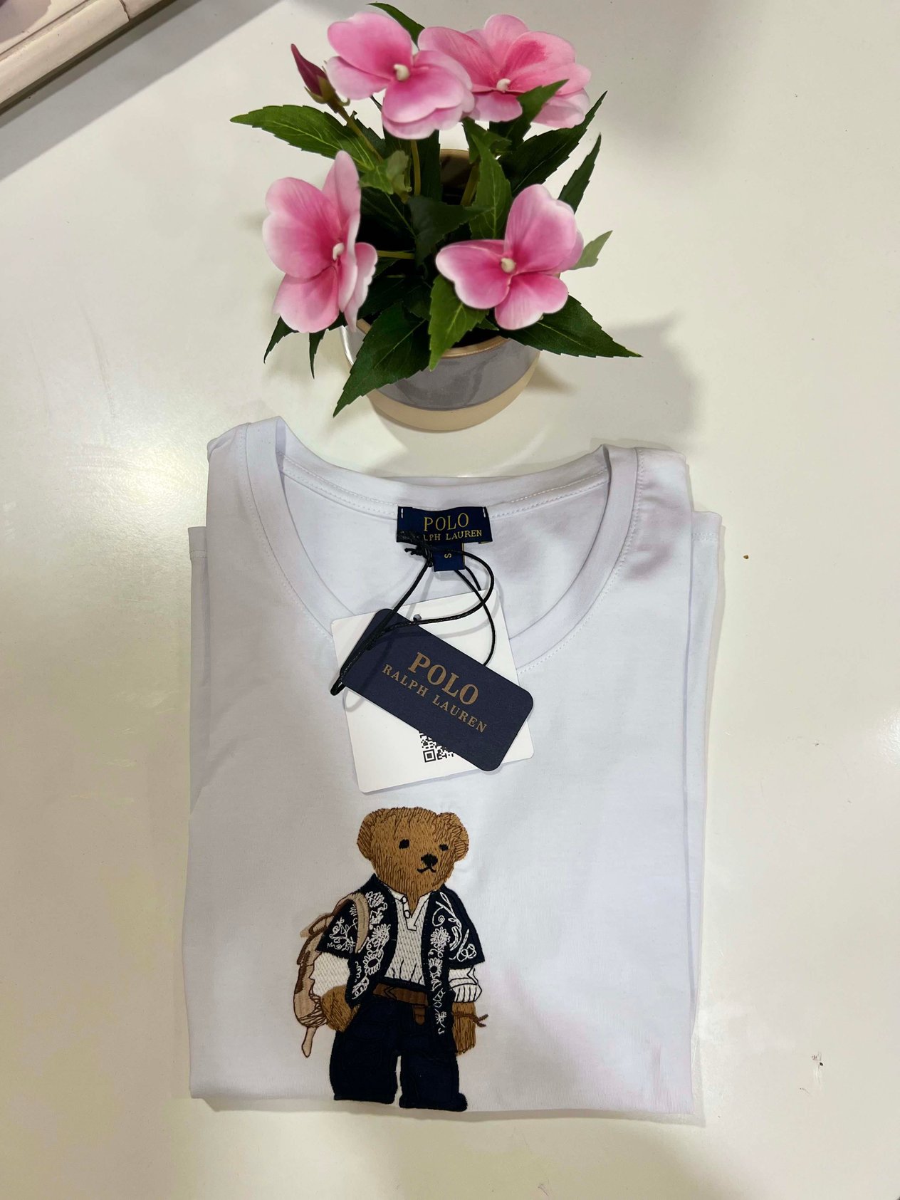 Teddy Bear Tişört Beyaz 1312