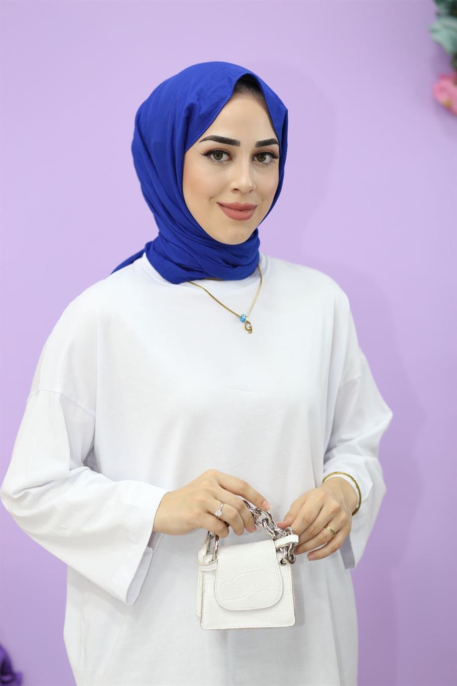 Basıc Tişort Beyaz 0936